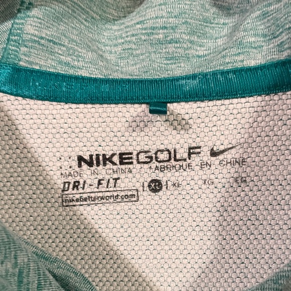 Nike golf dri-fit Women's Cowl Neck Sweater in Teal - Picture 2 of 4
